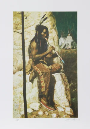 Shannon Stirnweis Lithograph - the Love Flute