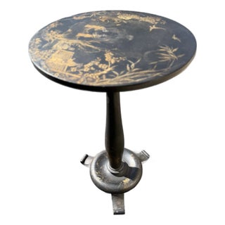 Antique Jennens and Bettridge Tilt Top Paper Maiche Table For Sale