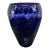 Hand Blown Vintage UltraMarine Fine Glass Vase For Sale