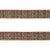 Contemporary Checkered Woven Wired Ribbon (Set of 2) For Sale - Image 3 of 3
