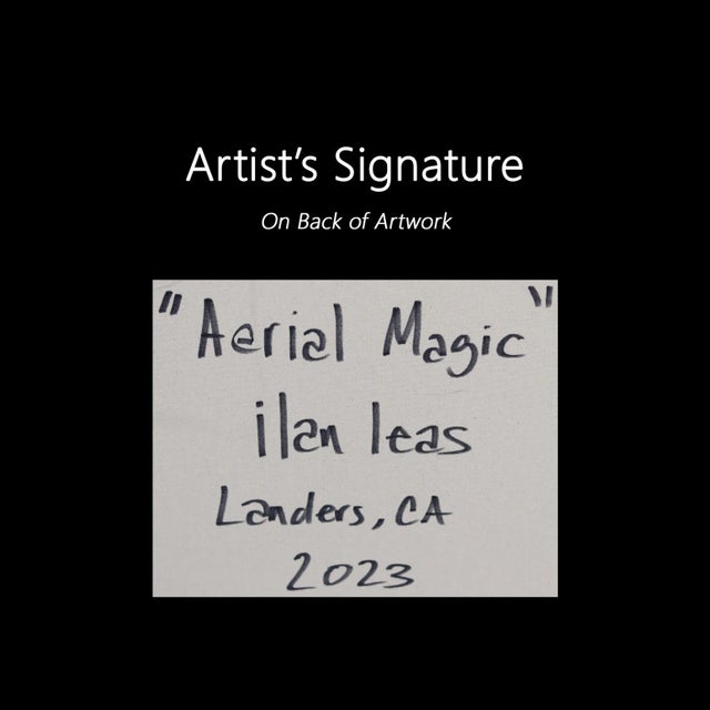 "Aerial Magic" Original Artwork by Ilan Leas For Sale - Image 9 of 10