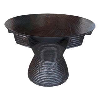 Andrianna Shamaris Impressive Century Old Side Table For Sale