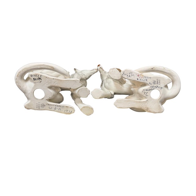 1960s Italian Ceramic Whippets, a Pair For Sale In Los Angeles - Image 6 of 9