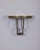 Vintage Console Table in Brass and Marble, Italy, 1950s For Sale - Image 4 of 12