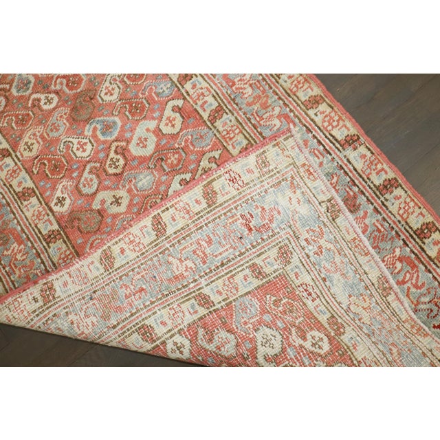 Early 20th Century Antique Zabihi Collection Persian Heriz Small Geometric Rug - 2'11" x 5'4" For Sale - Image 5 of 8