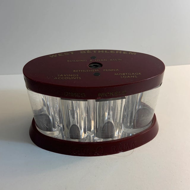 Plastic 1950 West Bethlehem Savings Bank For Sale - Image 7 of 7