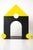 Postmodern Vintage Postmodern Memphis Style Studio Architectural House Steel Metal Bookends - A Pair For Sale - Image 3 of 16