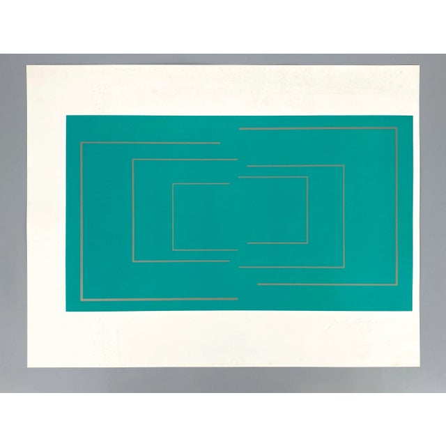 Joachim Albrecht, Double-Sided Concrete Composition, 1970s, Color Screen Print For Sale - Image 14 of 14