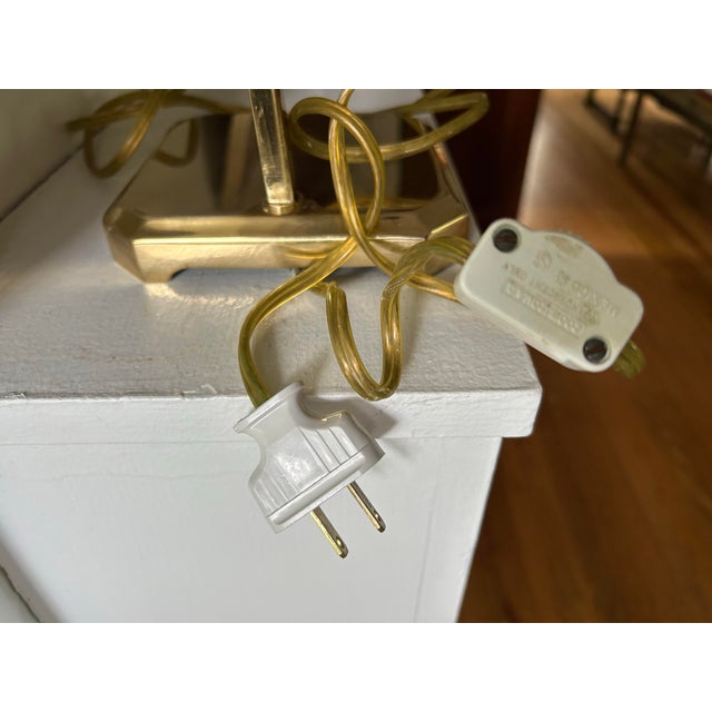 Vintage Brass Candlestick Lamp For Sale In Chicago - Image 6 of 6