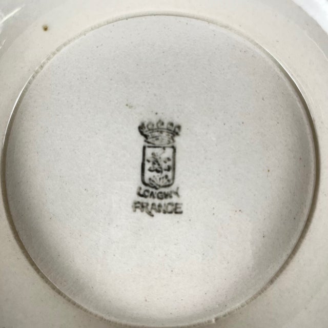 1930s Pedestal Serving Plate from Longwy, 1890s For Sale - Image 5 of 8
