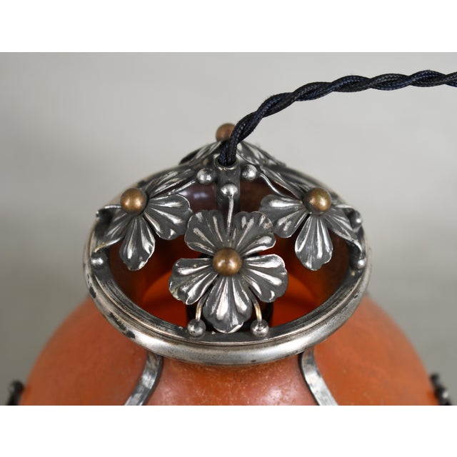 French Art Deco Night Lamp by E. Val Et Cie. - 1920s France For Sale - Image 9 of 13