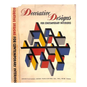 "Decorative Designs for Contemporary Interiors" 1956 Gatz, Konrad [Edited By