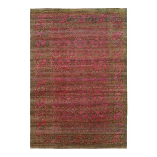 Contemporary Oversized Agra Style Floral Wool Rug by Rug & Kilim, India For Sale
