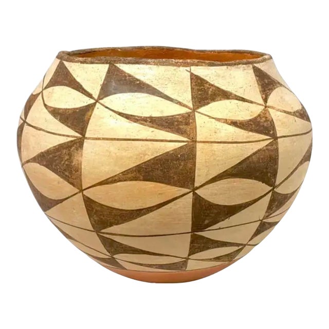Southwestern Olla Pueblo Pottery Vessel For Sale