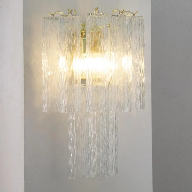1990s Large Wall Light in Murano Glass, 1990s For Sale - Image 5 of 12