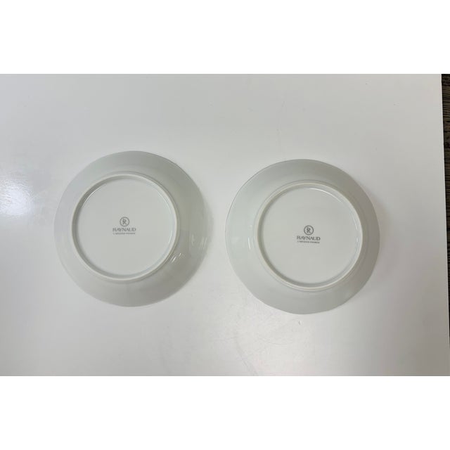 Raynaud Limoges 'Argent' Dinnerware: 2 Dinner Plates, 2 Salad Plates and 2 Soup Bowls - 6 Pieces For Sale - Image 9 of 12