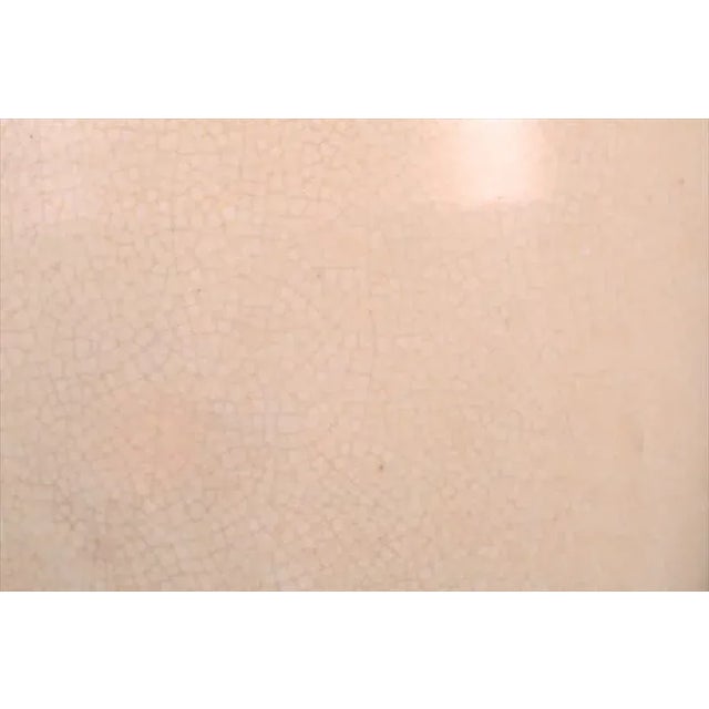 19th Century Chinese Porcelain Monochrome Crackle Glaze Baluster Shaped Vase For Sale In New York - Image 6 of 11