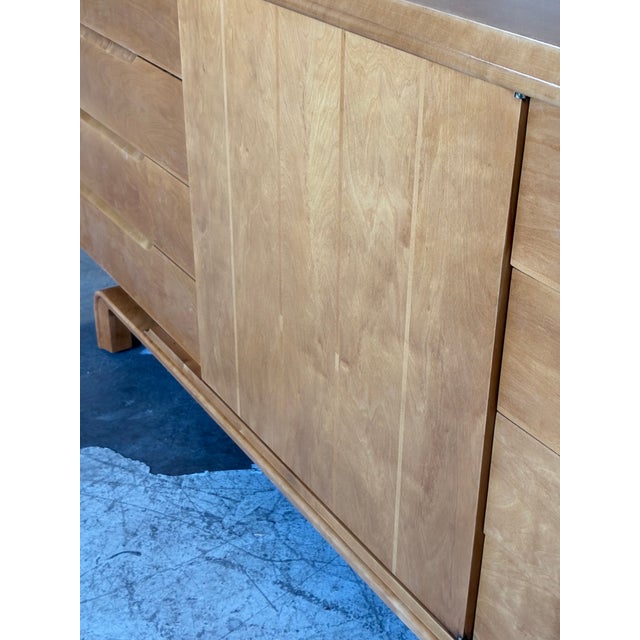 Newly Refinished Mid Century Modern Low Dresser by Edmund Spence For Sale - Image 9 of 12