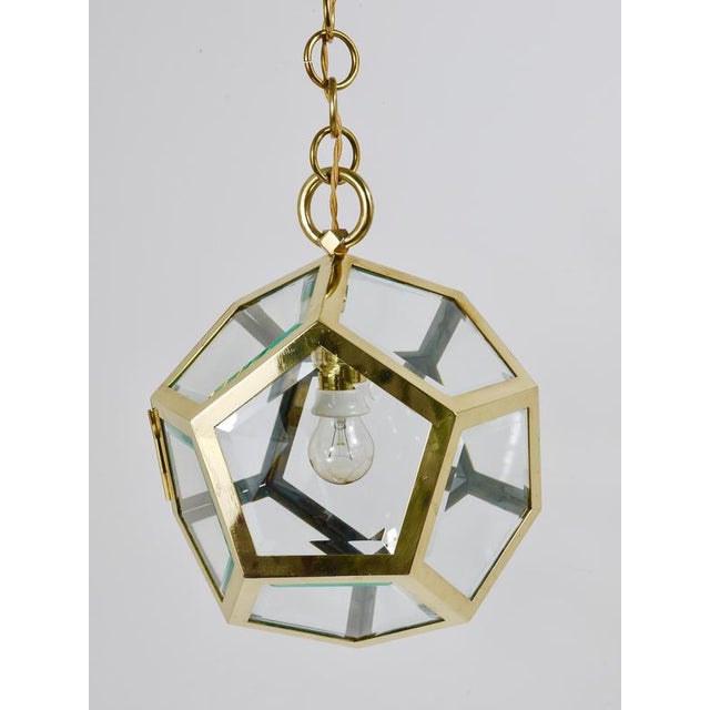 Pendant Lamp Chandelier by Friedrich Otto Schmidt for Adolf Loos Dodekaeder, 1900s For Sale - Image 18 of 18