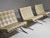 Early edition Barcelona chairs in cream leather, Mies van der Rohe, 1960s Knoll International. Originally designed in 1926...