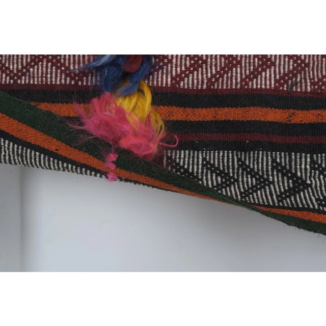 Vintage Colorful Angora Wool Shaggy Rug 3'7" X 5'2" For Sale - Image 10 of 13