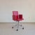 Red Red Leather Office Chair Bulo Pub & Club by Luc Vincent, 2000s For Sale - Image 8 of 14