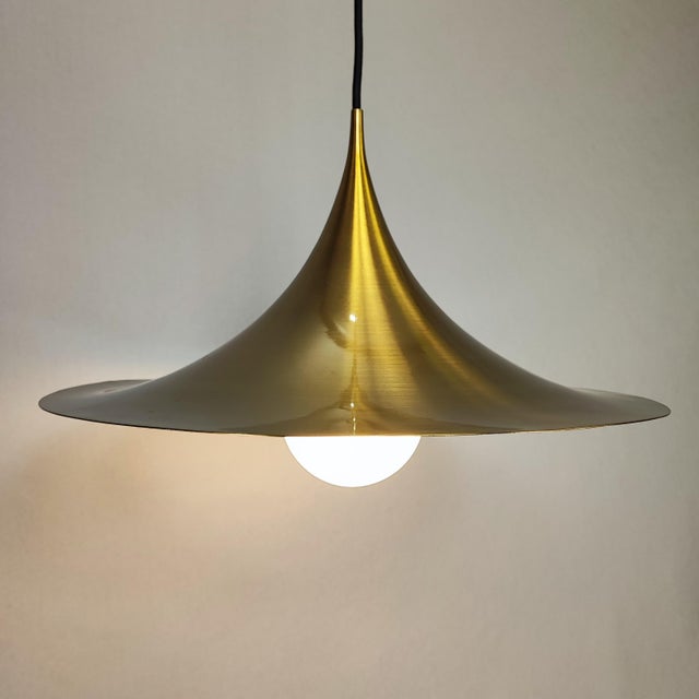 Semi Pendant Lamp from Fog and Mørup, 1960s, in Good conditions. Designed 1960 to 1969 This piece is attributed to the...