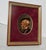 A fine small oval portrait of a noble wearing the classic Tam O' Shatner and grey mutton chop sideburns. now framed into a...