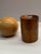 Mid-Century Modern Geometric Two-Tone Nesting Wood Salt and Pepper Shakers For Sale In New York - Image 6 of 12