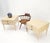 Cream Mid-Century Modern Bleached Walnut Cork Tops Paul Frankl End Side Tables MINT! For Sale - Image 8 of 18