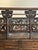 Brown Large Antique 66.125”l Shanxi Carved Wood Bench For Sale - Image 8 of 13