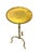 Petite Parisian Style Gilt Iron Hand Forged Drinks Table For Sale - Image 10 of 18