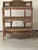 Vintage Wicker Etagere, 1970s, in Very Good conditions. Designed 1970 to 1979