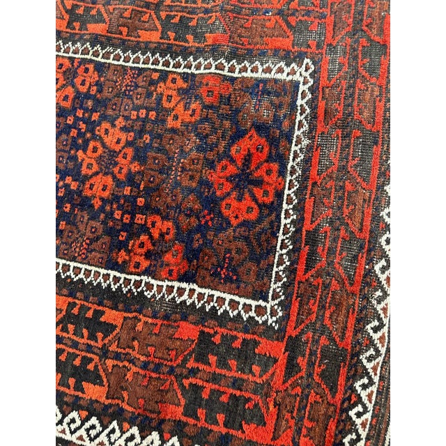 Antique Turkmen Baluch Rug, 1890s For Sale - Image 9 of 18