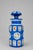 Late 19th-Century Cobalt Blue Opaline Glass Perfume Bottle With Hand-Enameled Florals For Sale - Image 9 of 9
