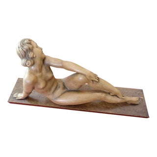 Sculpture of a Female Nude, 1920s, Ceramic For Sale