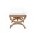 Contemporary Matthew Izzo Home Xanadu Neoclassical Bench With Natural Rope and Performance Linen Cushion For Sale - Image 3 of 4