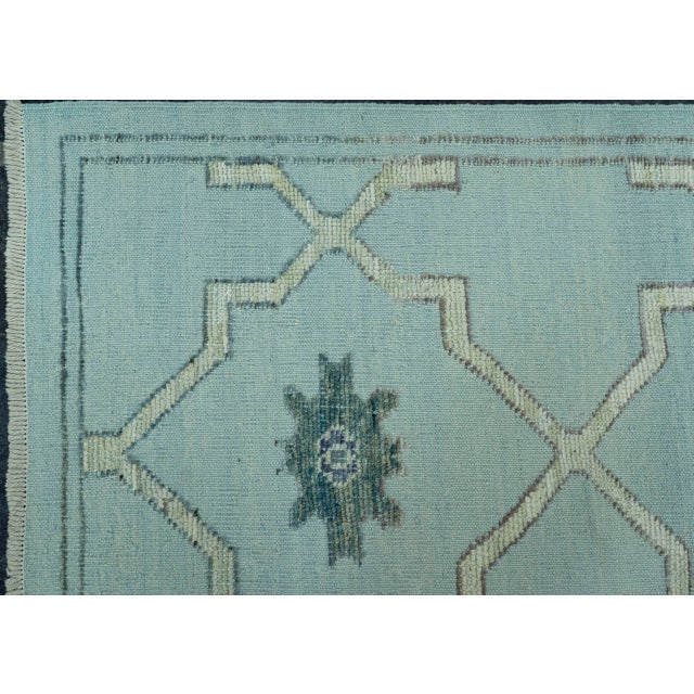 Turkish Turkish Kilim Oriental Handmade Flatweave 12'4" x 15'7" #19801 For Sale - Image 3 of 8