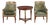 Swedish Art Deco Mahogany Living Room Set, 1920s, Set of 3 For Sale