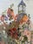 Häcker Johannes, Hollyhocks Church Summer, 1922, Gouache and Watercolor For Sale - Image 10 of 13