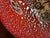 Vintage Midcentury Barbini Murano Style Red Silver Flecks Italian Art Glass Bowl Ashtray For Sale - Image 10 of 12