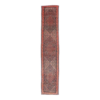 Antique Persian Bibikabad Rug Runner, 03'05 X 17'00 For Sale
