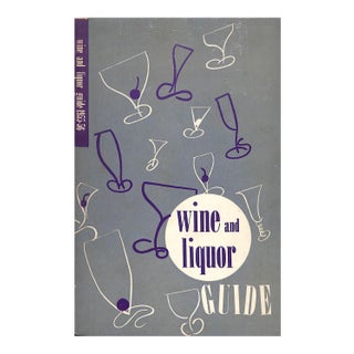 Wine and Liquor Guide 1955-56 For Sale