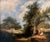 This mid 19th-century British rural landscape by Victorian artist Edward Charles Williams (1807–1881) depicts a shepherd,...