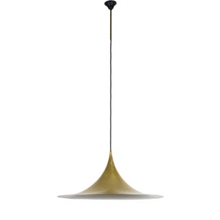 Brass Pendant Light, 1950s For Sale