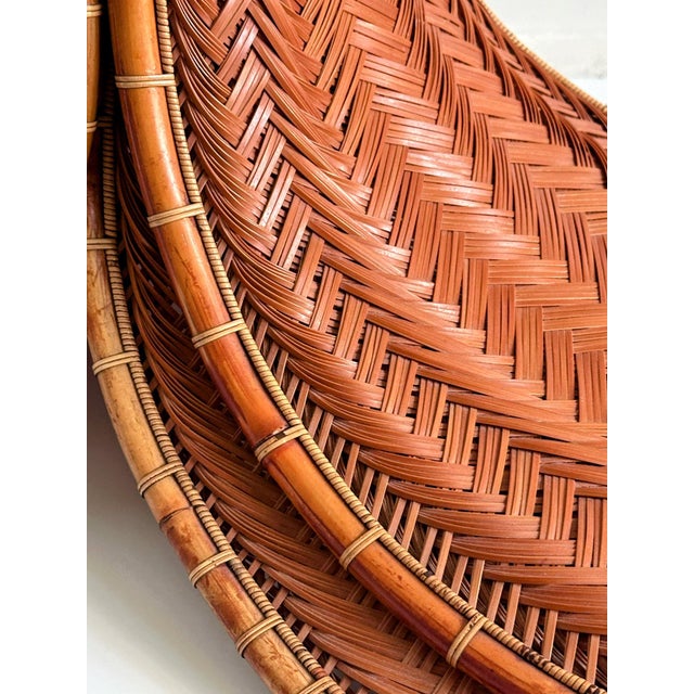 Large Striking Japanese Bamboo Sculpture Honma Hideaki For Sale - Image 4 of 18