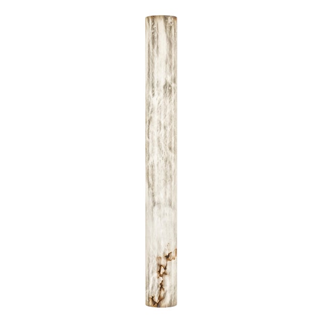 Roller WS Small Wall Lamp by United Alabaster For Sale
