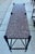 Michael Taylor Designs Cast Aluminum Montecito Outdoor #2079 Console Table For Sale In Palm Springs - Image 6 of 6