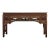 Chinese Vintage Wood Foo Dog Scroll Motif Tall Console Altar Table For Sale