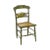Hitchcock Green Painted George Washington Mount Vernon Cane Seat Side Chair For Sale